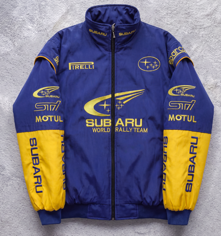 SUBARU JACKET BLUE/YELLOW