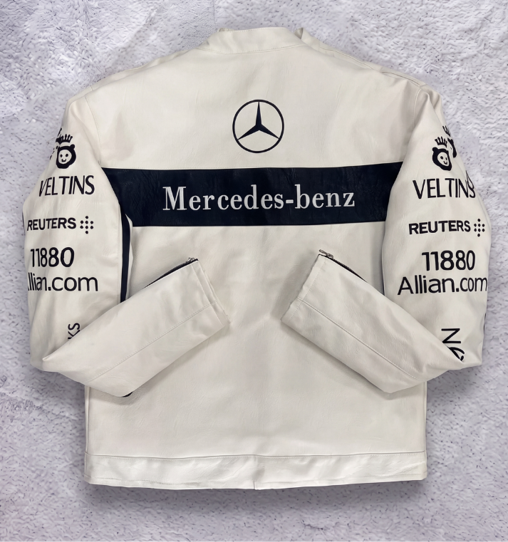MERCEDES RACING LEATHER JACKET